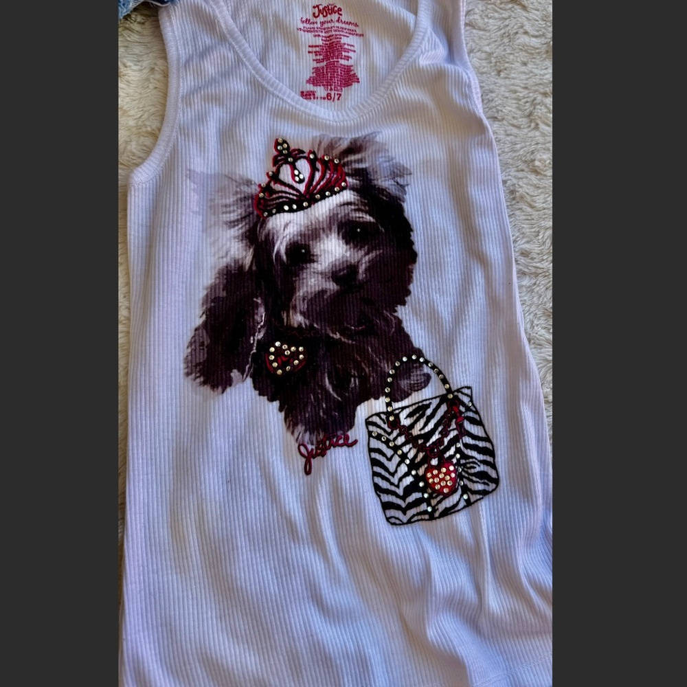 Justice White and Black girl pijama